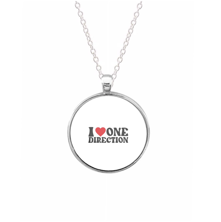 I Love One Direction Necklace