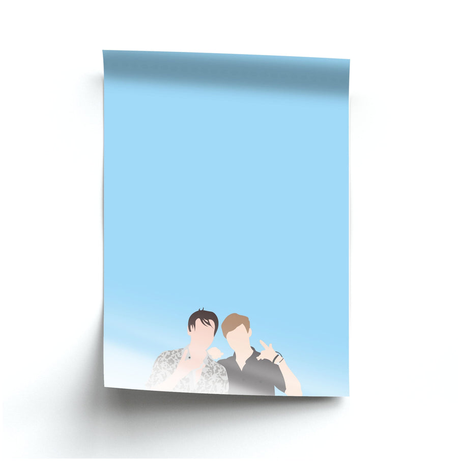 Pose - Sam And Colby Poster