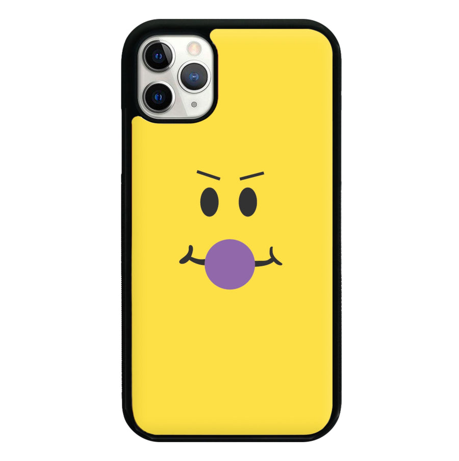 Yellow Face Purple - Roblox Phone Case