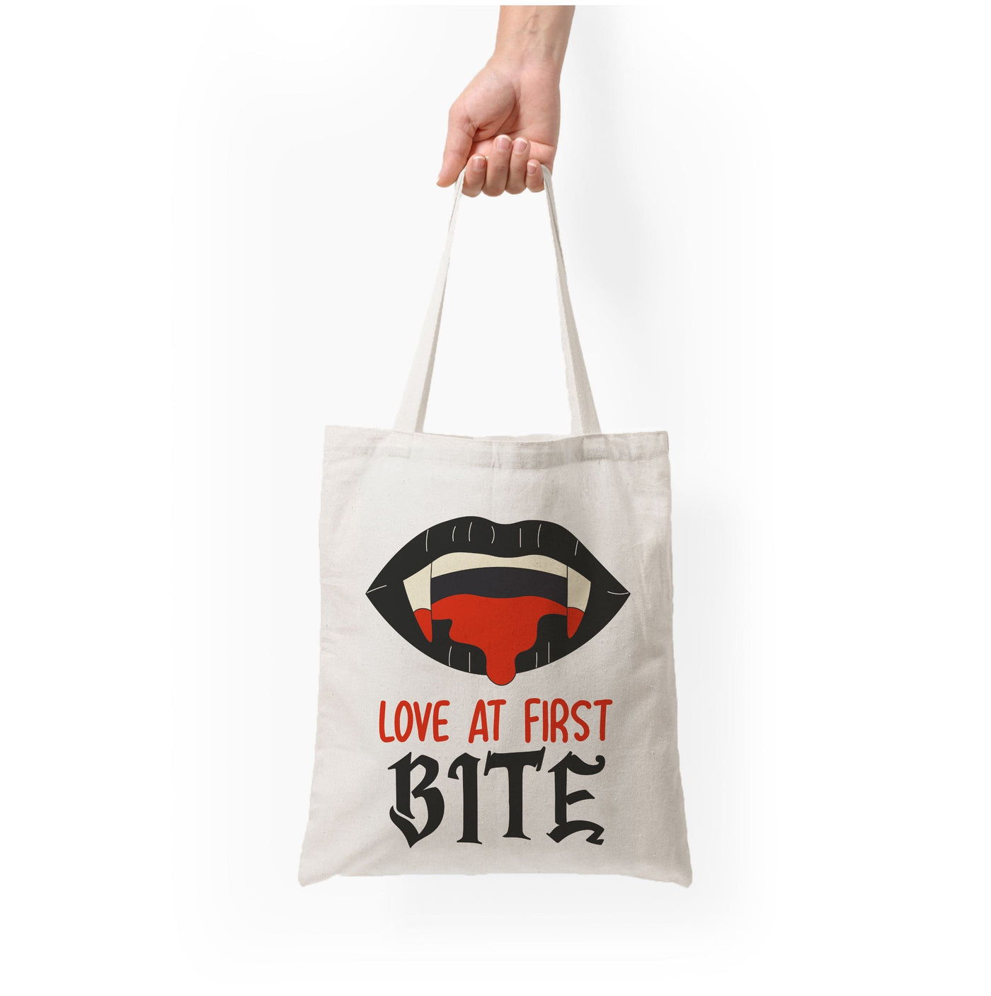 Love At First Bite - Vampire Diaries Tote Bag