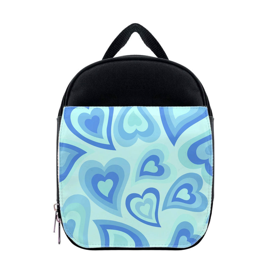 Blue Hearts - Trippy Patterns Lunchbox