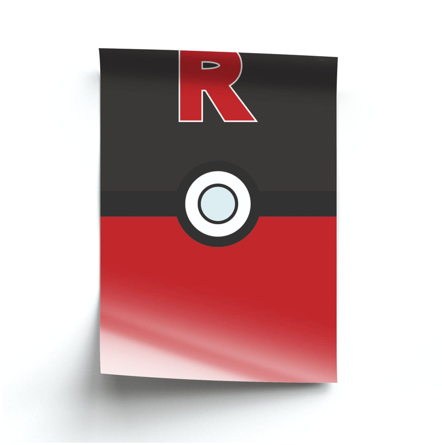 Team Rocket Ball Red - Pokemon Poster