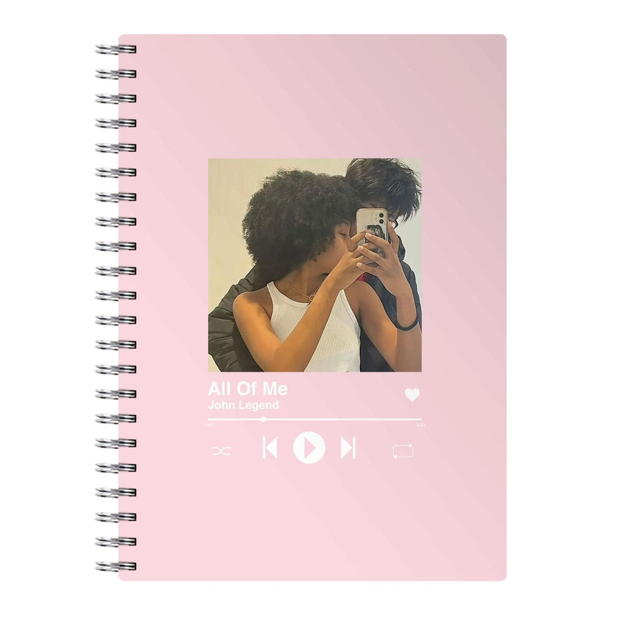 Album Cover - Personalised Couples Notebook