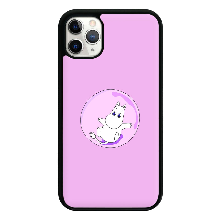 Moomin In A Pink Bubble  Phone Case