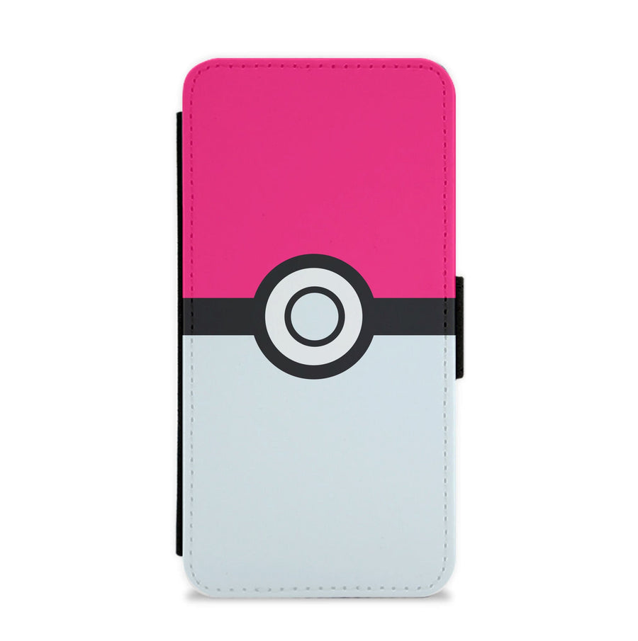 Pokemon ball - red Flip / Wallet Phone Case