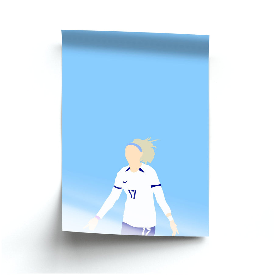 Chloe Kelly - Womens World Cup Poster