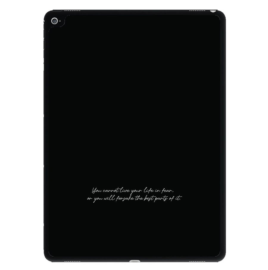You Cannot Live In Fear - House Of Dragon iPad Case
