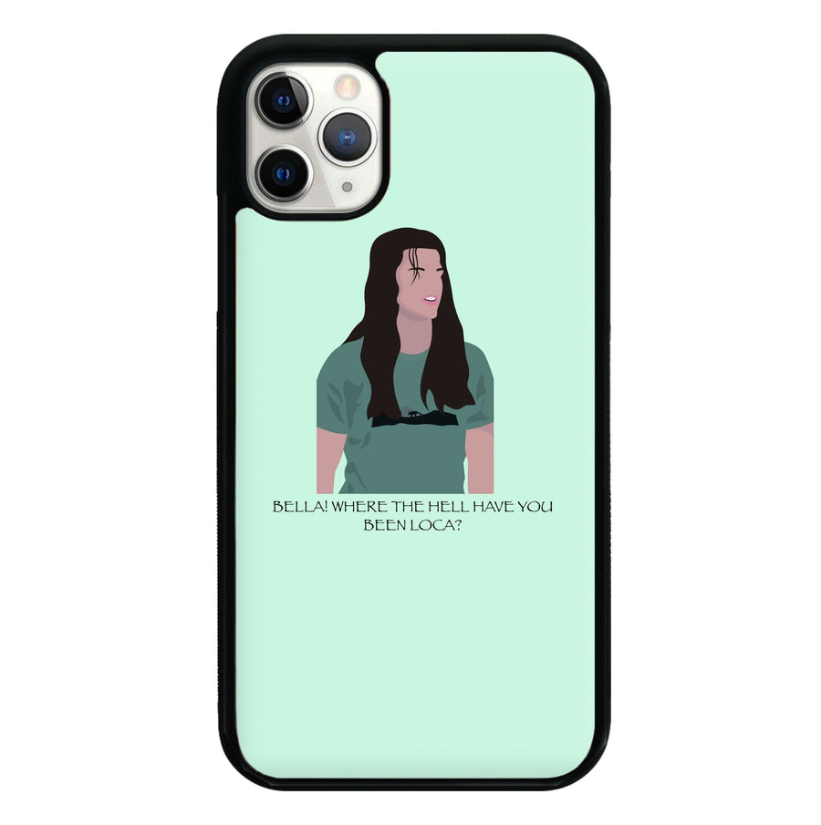 Where the hell have you been loca? - Twilight Phone Case