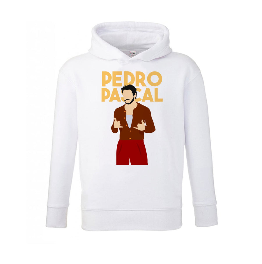 Hands Up - Pedro Pascal Kids Hoodie