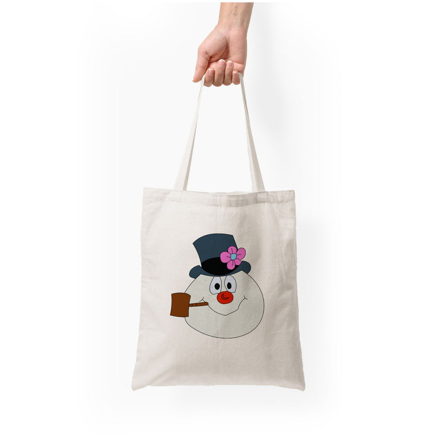 Pipe - Frosty The Snowman  Tote Bag