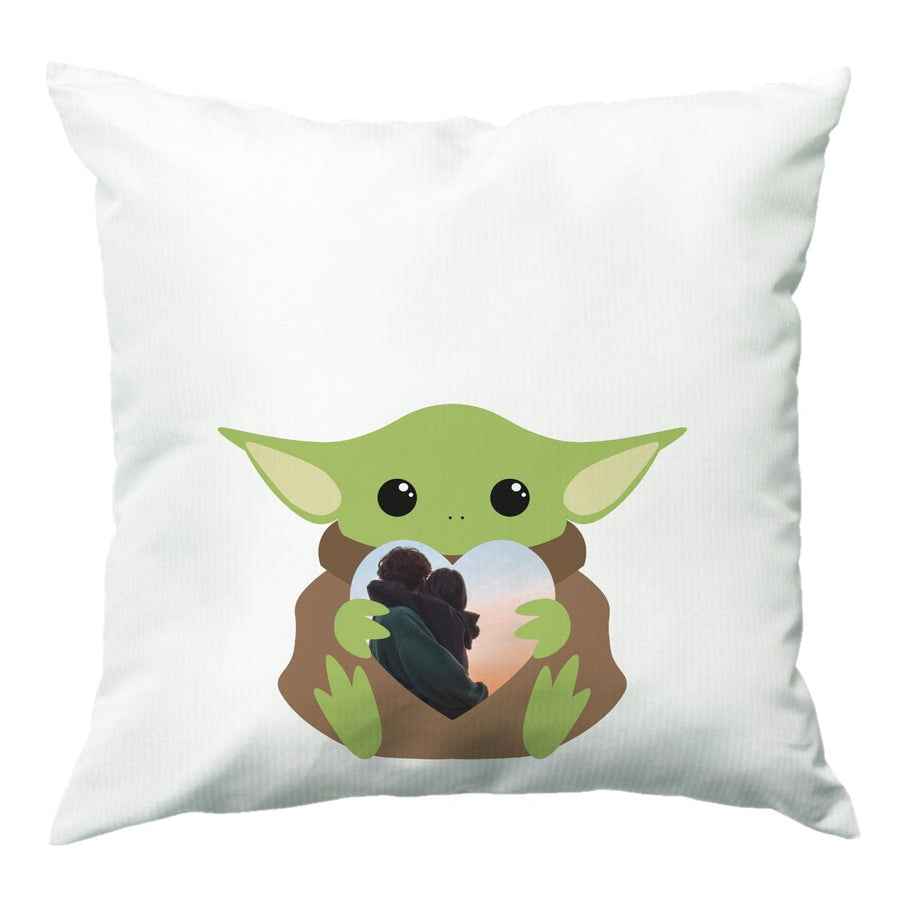 Baby Yoda - Personalised Couples Cushion
