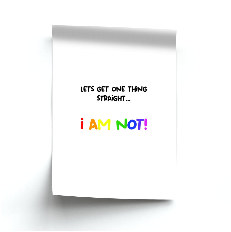 I Am Not - Pride Poster
