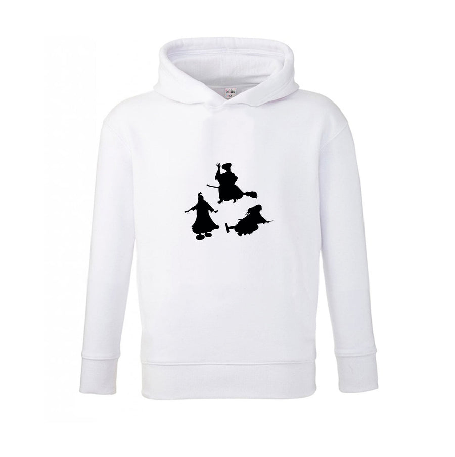 Witches Outline - Hocus Pocus Kids Hoodie