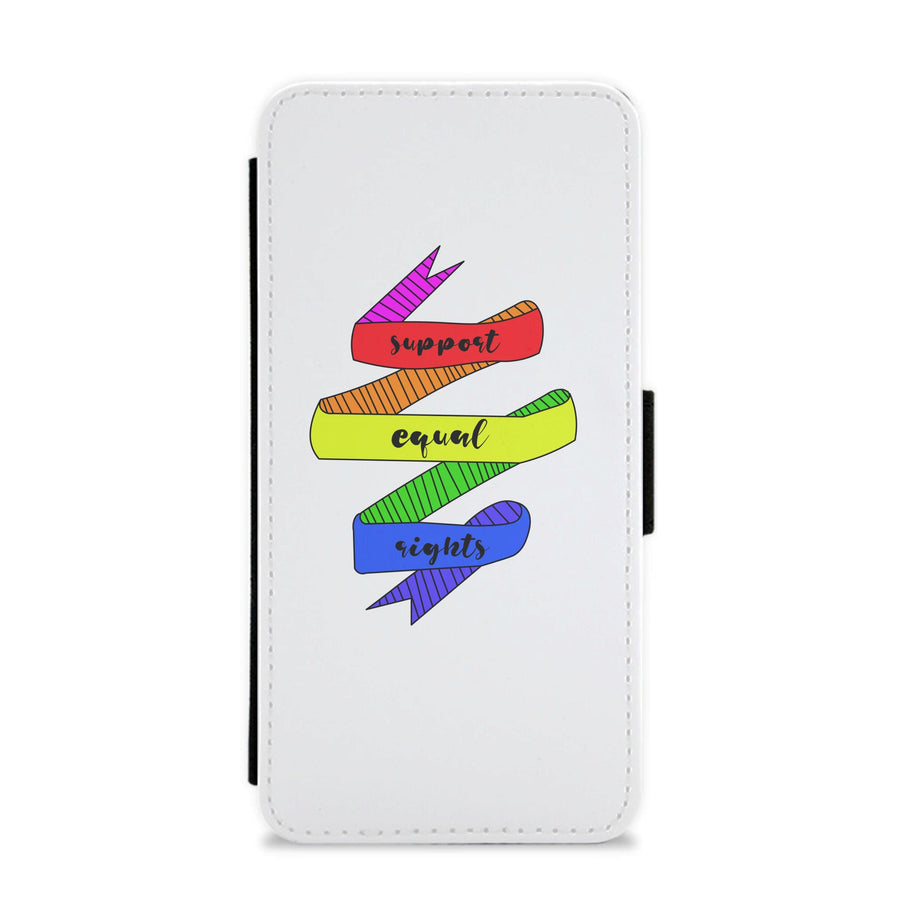 Support equal rights - Pride Flip / Wallet Phone Case