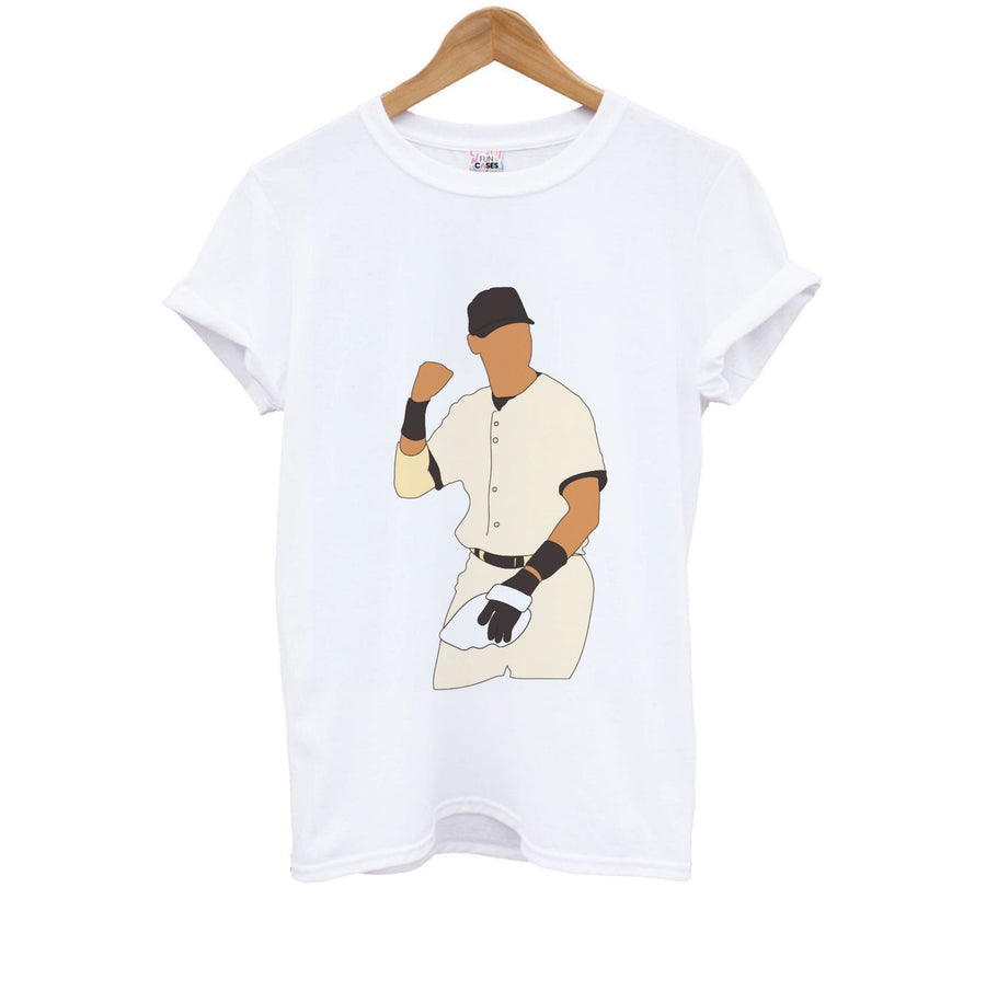 Derek Jeter Outline - Baseball Kids T-Shirt