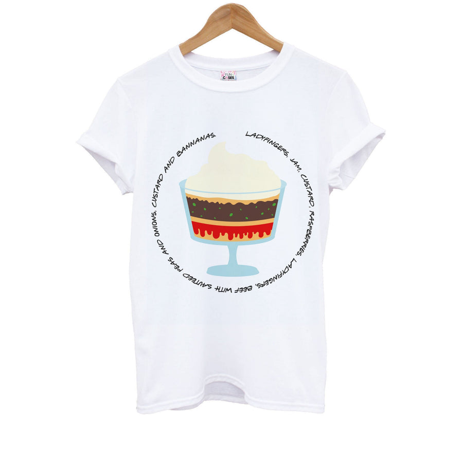 Ladyfingers, Jam, Custard - Friends Kids T-Shirt