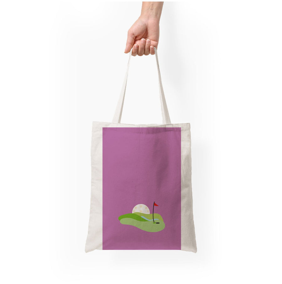 Golf course Tote Bag