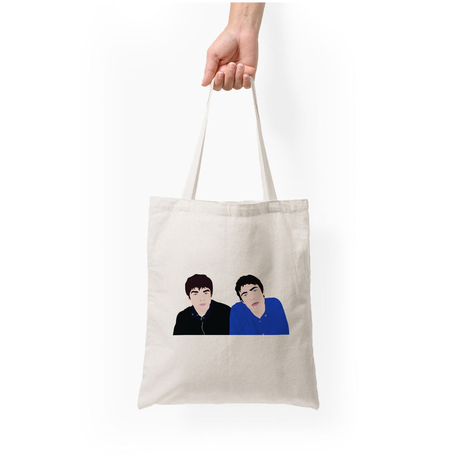 Noel And Liam Gallagher - Oasis Tote Bag
