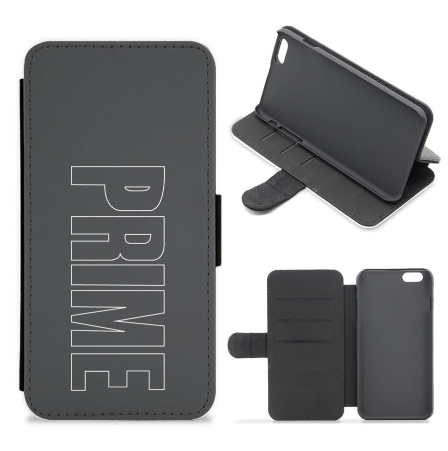 Prime - Black Flip / Wallet Phone Case