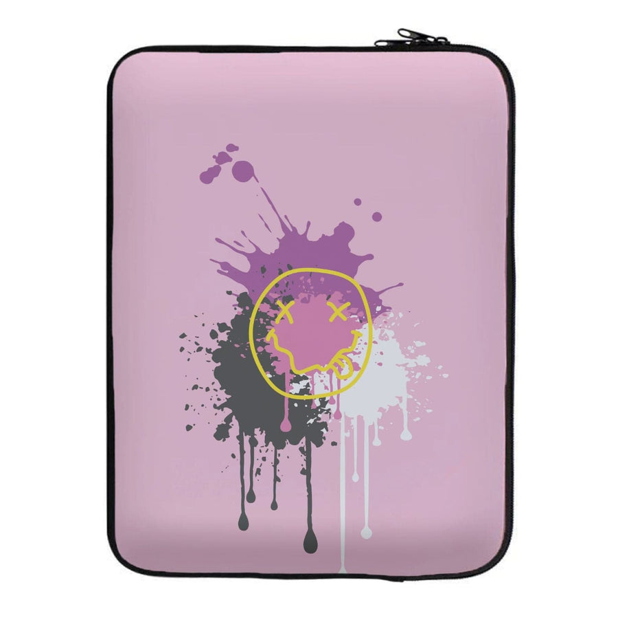 Pink Graffiti - Skate Aesthetic  Laptop Sleeve