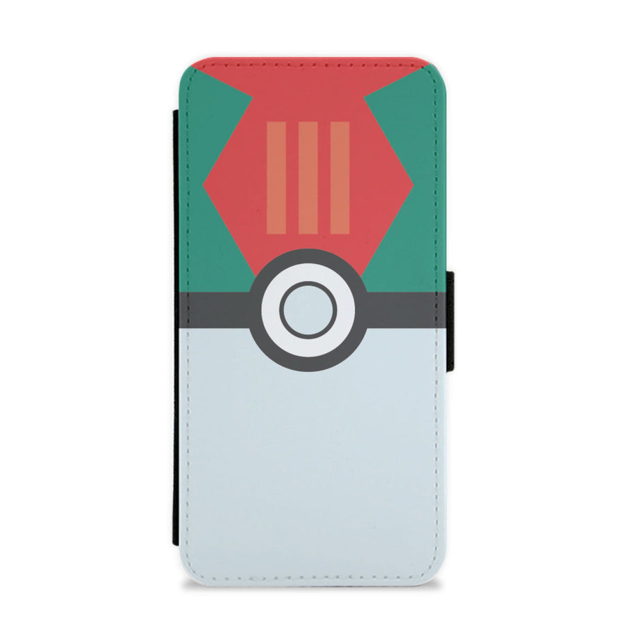 Lure Ball Green - Pokemon Flip / Wallet Phone Case