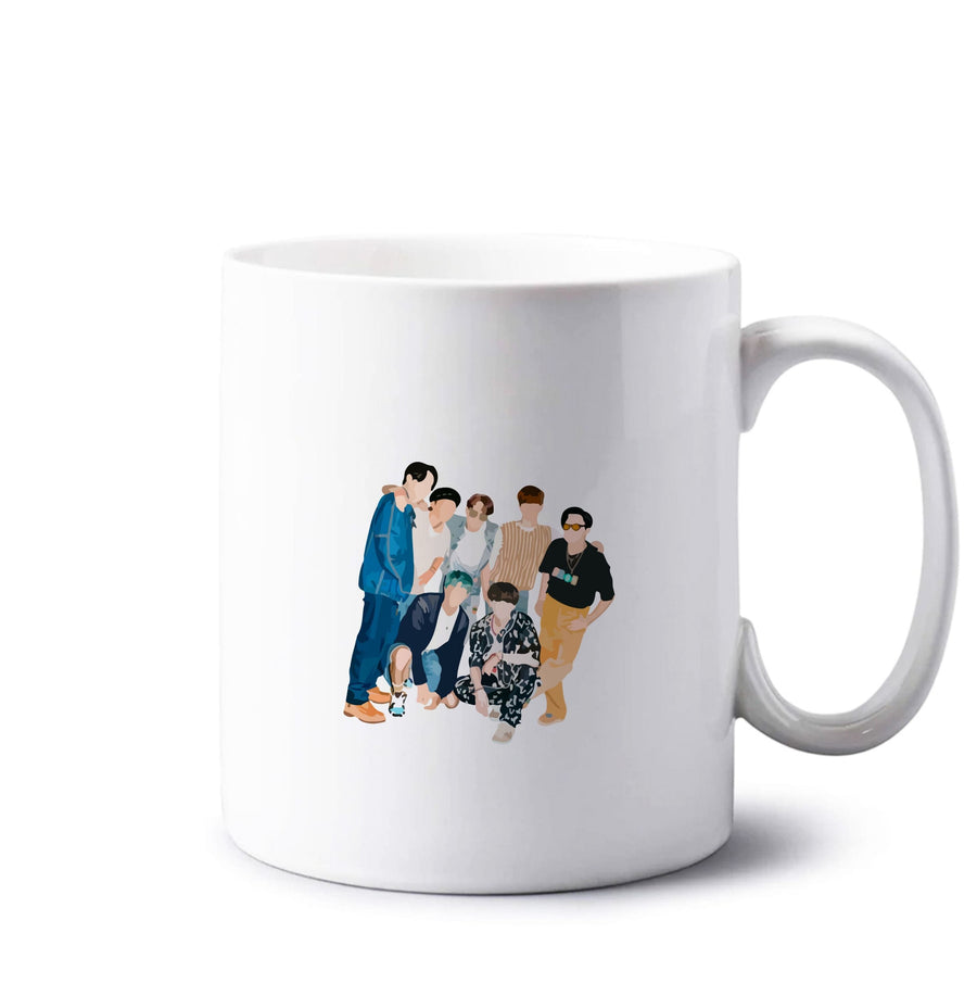 Casual BTS Band Mug