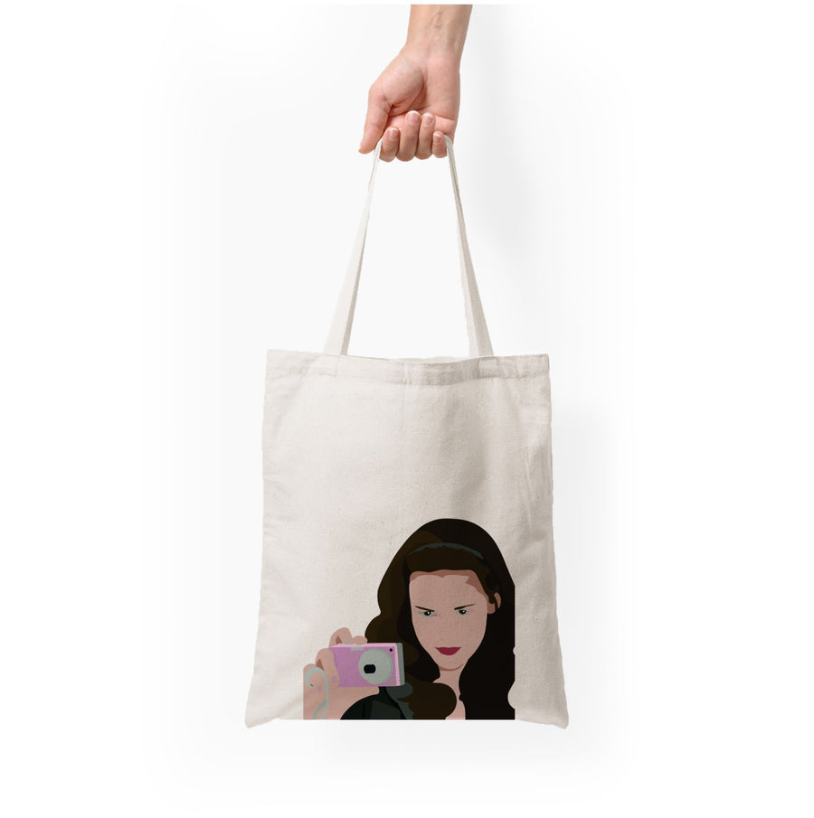 Bella and her camera - Twilight Tote Bag