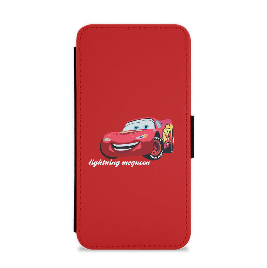 Lightning McQueen - Cars Flip / Wallet Phone Case