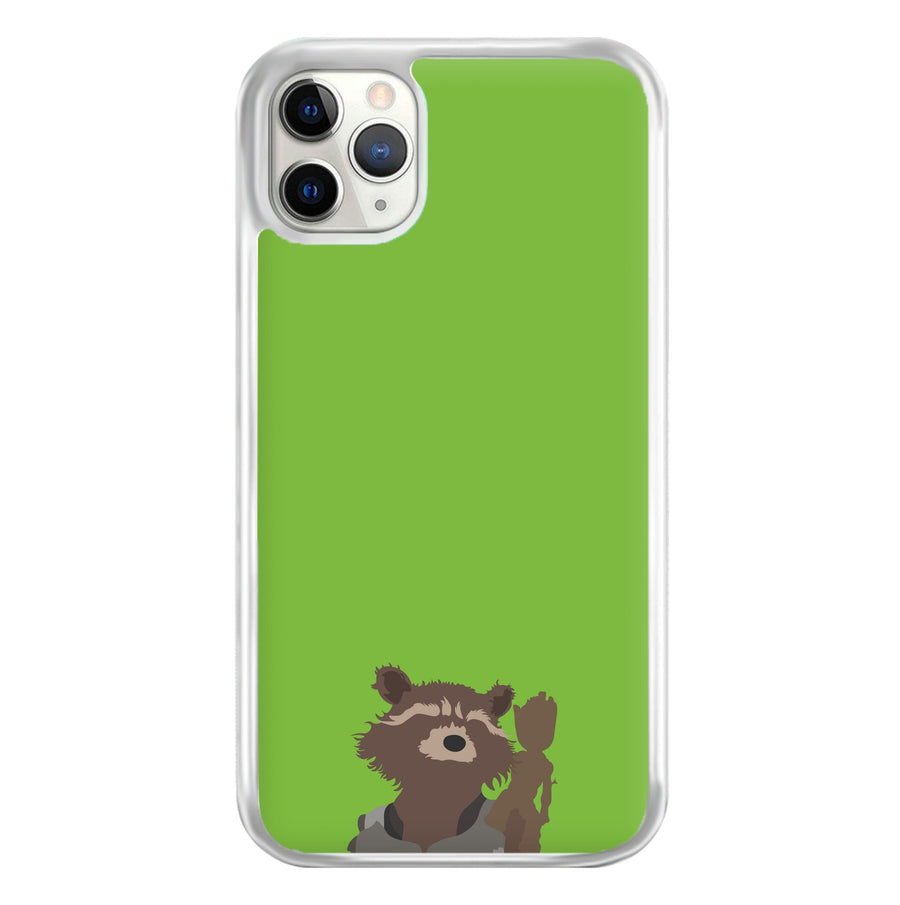 Rocket Raccoon And Groot - Guardians Of The Galaxy Phone Case