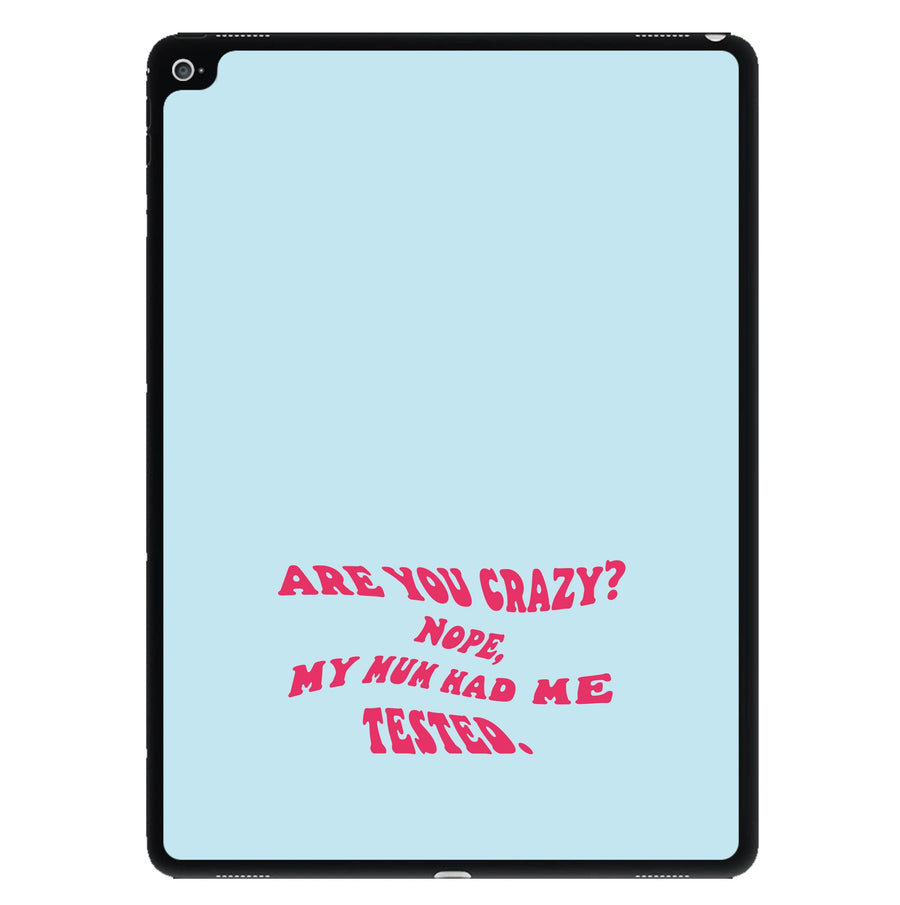 Are You Crazy? - Young Sheldon iPad Case