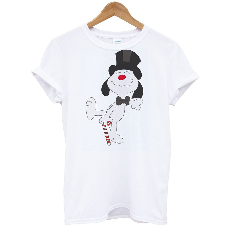 Snowman Snoopy  T-Shirt