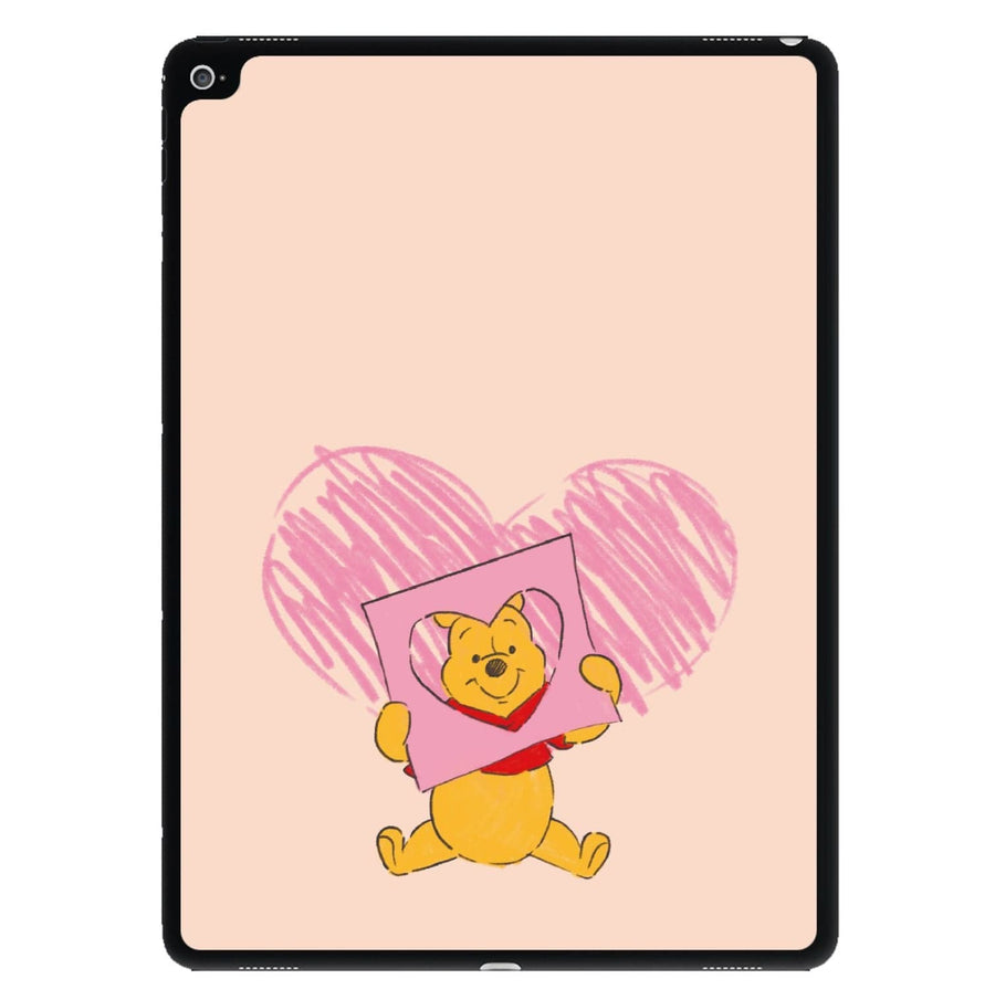 Pooh Heart Drawing - Disney Valentine's iPad Case