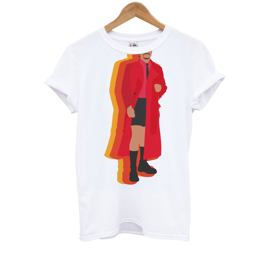 Red Coat - Pedro Pascal Kids T-Shirt