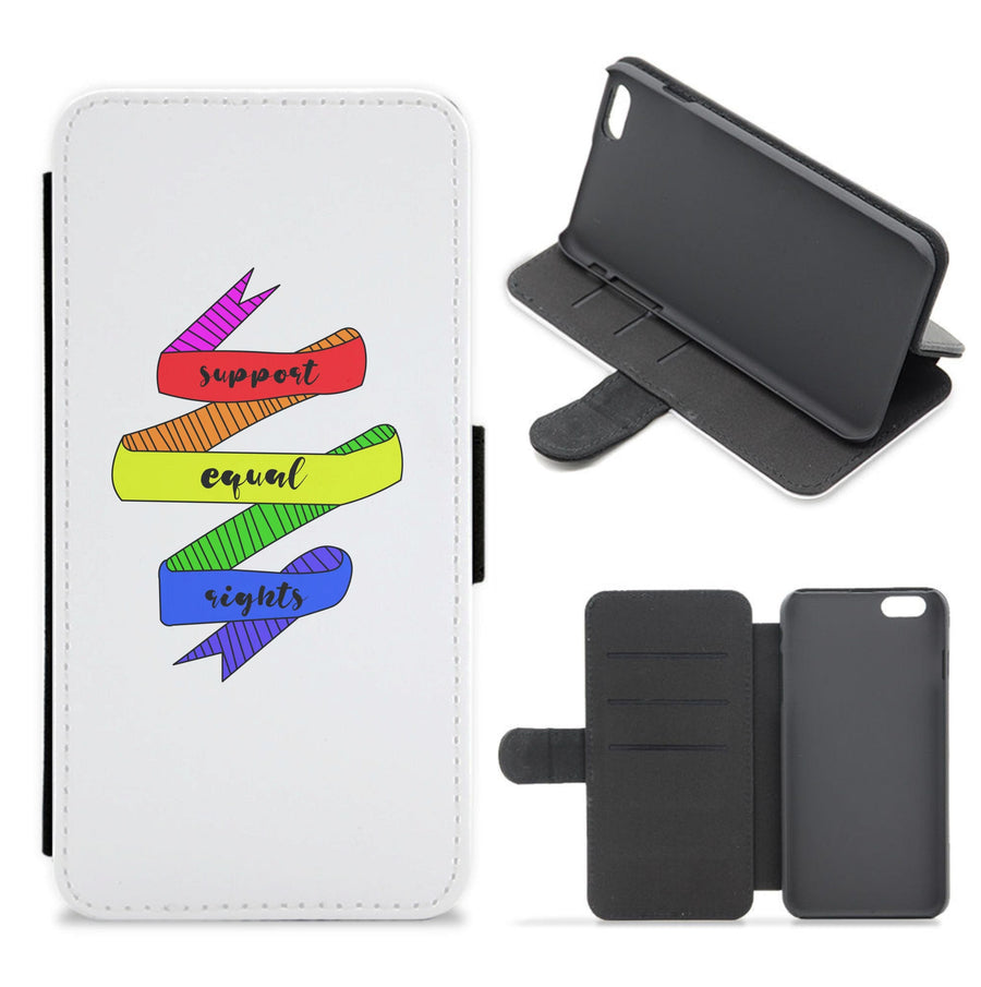 Support equal rights - Pride Flip / Wallet Phone Case
