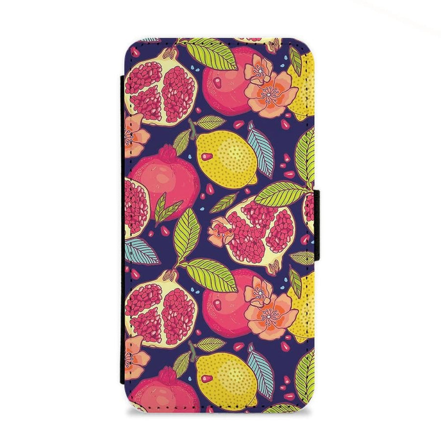 Tropical Garden Pattern Flip Wallet Phone Case - Fun Cases
