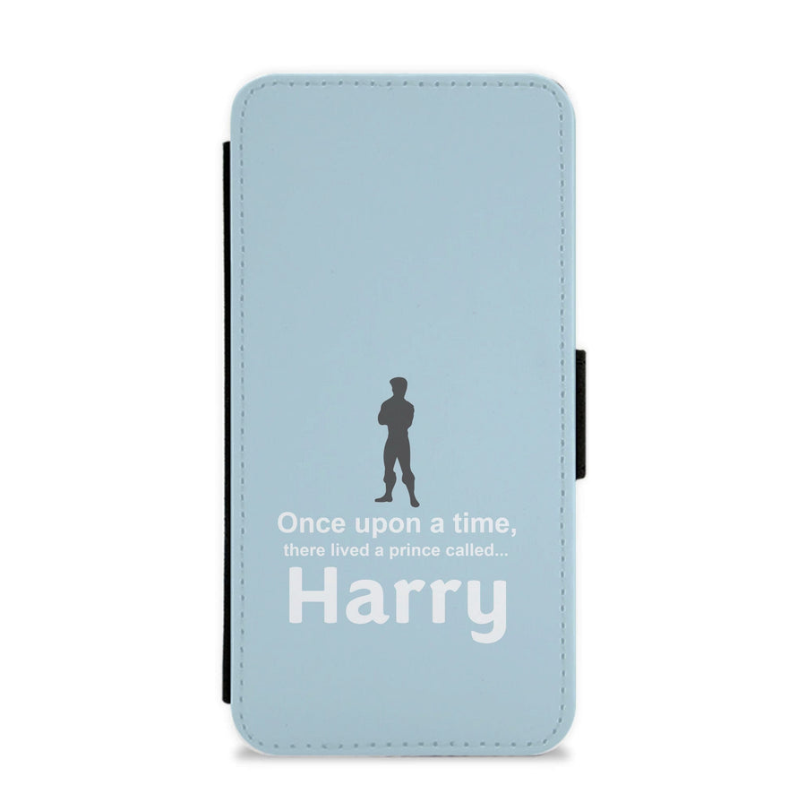 Once Upon A Time There Lived A Prince - Personalised Disney  Flip / Wallet Phone Case