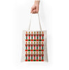 Christmas Patterns Tote Bags