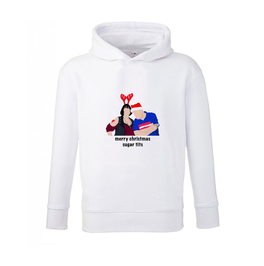 Merry Christmas Sugar Tits - Gavin And Stacey Kids Hoodie