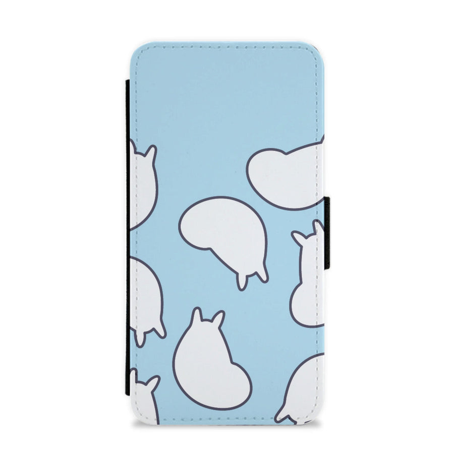 Moomin Pattern Flip / Wallet Phone Case