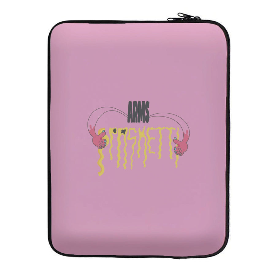 Arms Spaghetti - Pink Laptop Sleeve