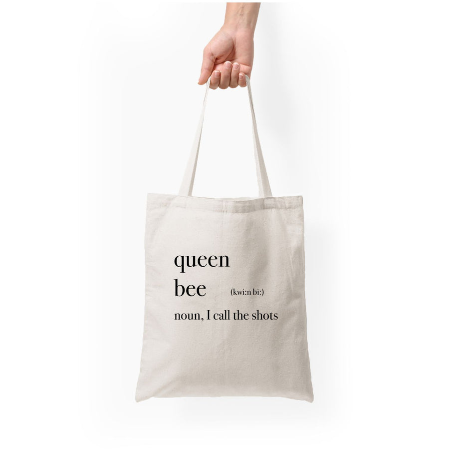 Queen Bee Definition - Beyonce Tote Bag