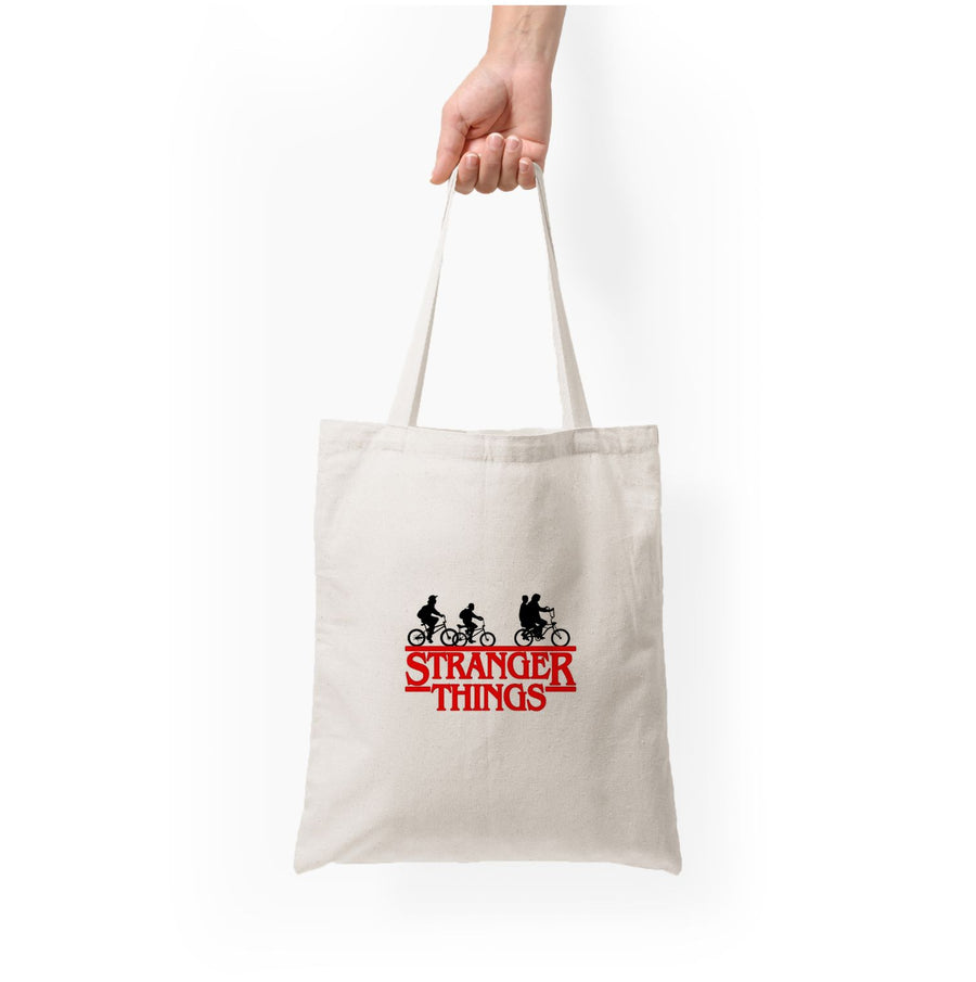 Stranger Things Cycling Logo Tote Bag