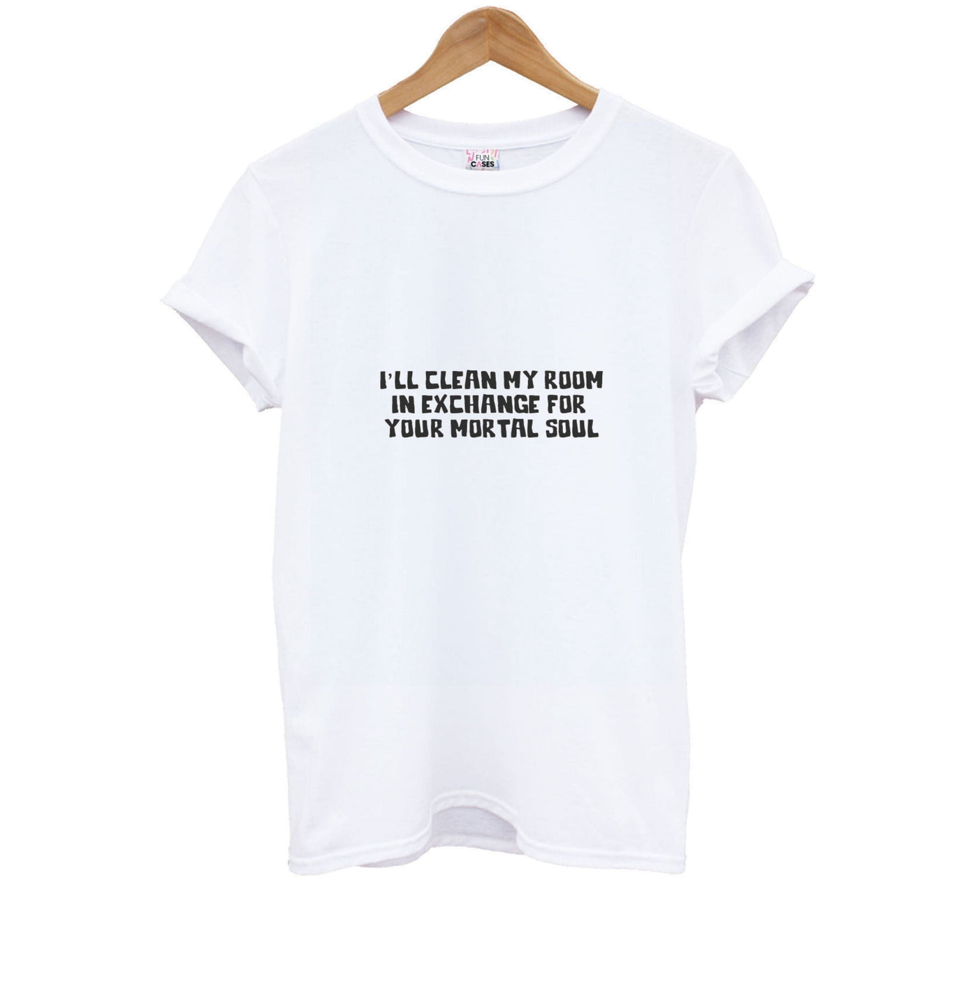I'll Clean My Room In Exchange - Wednesday Kids T-Shirt