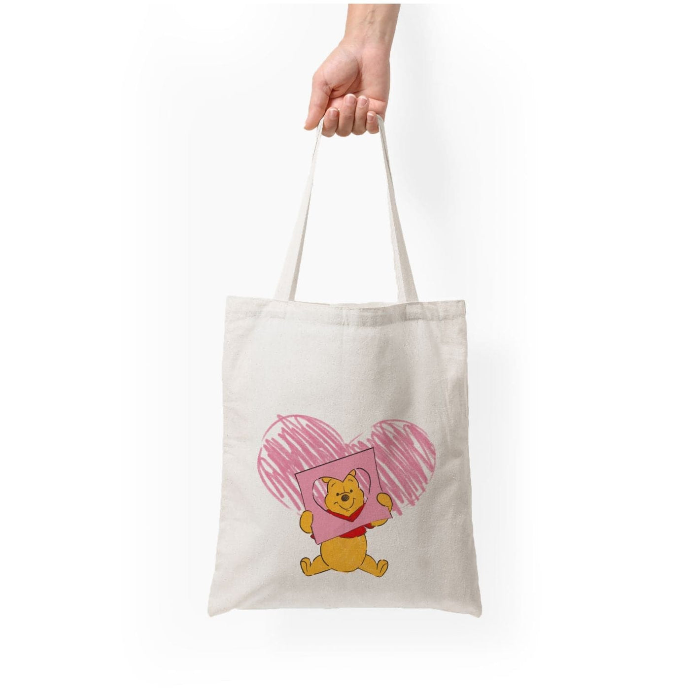 Pooh Heart Drawing - Disney Valentine's Tote Bag