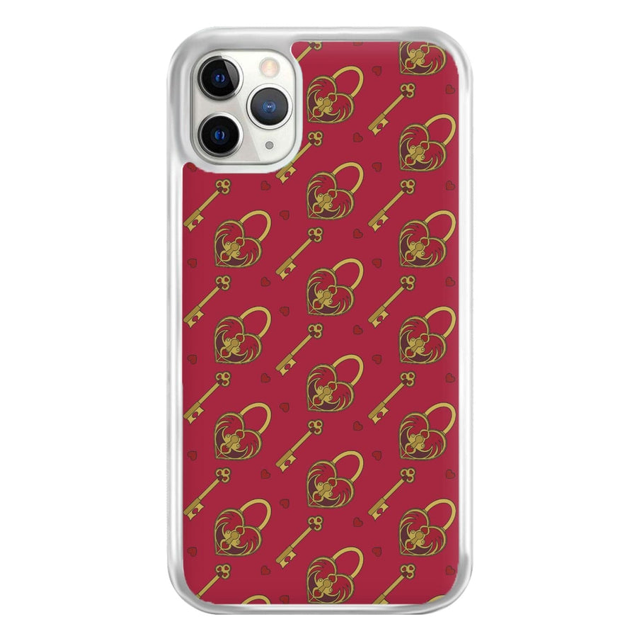 Red Locket And Key - Valentine's Day Phone Case