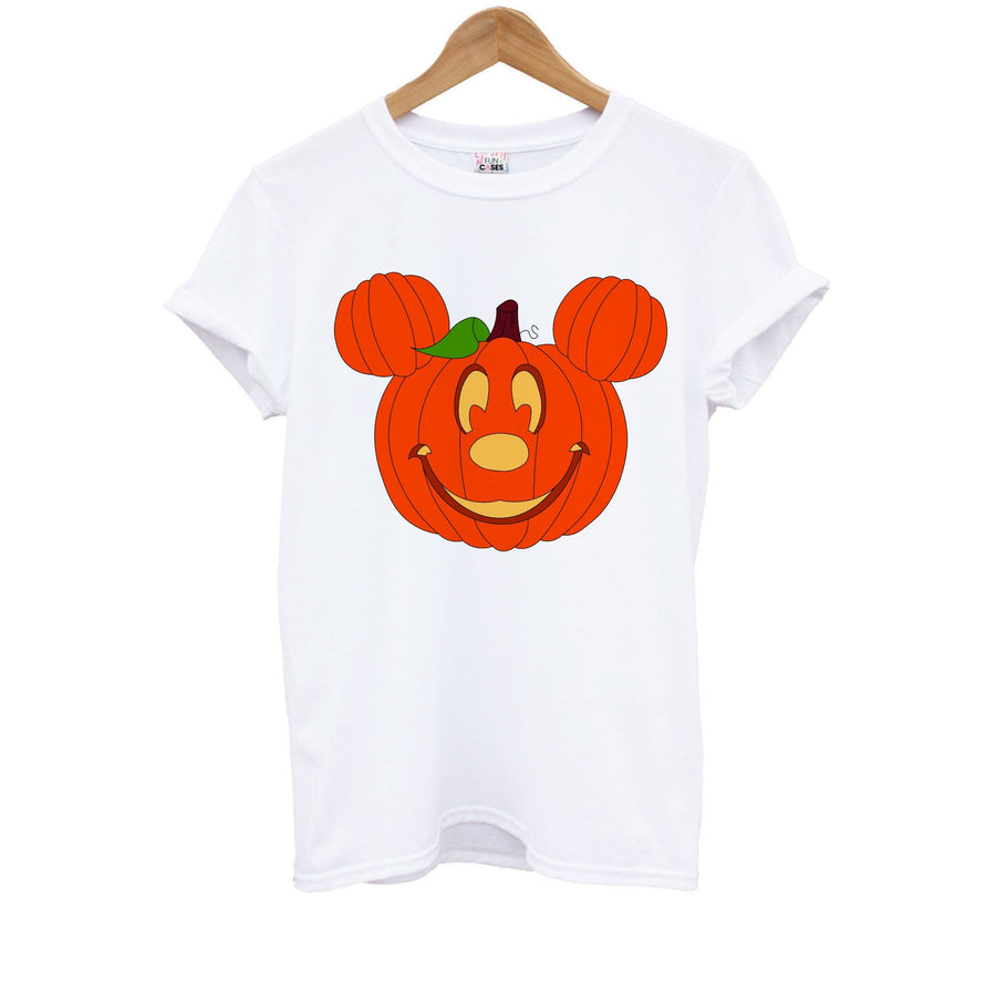Mickey Mouse Pumpkin - Disney Halloween Kids T-Shirt