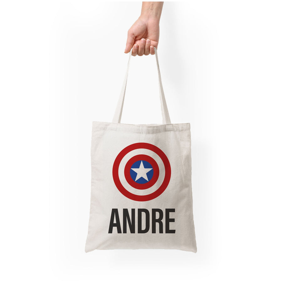Captain America - Personalised Marvel Tote Bag