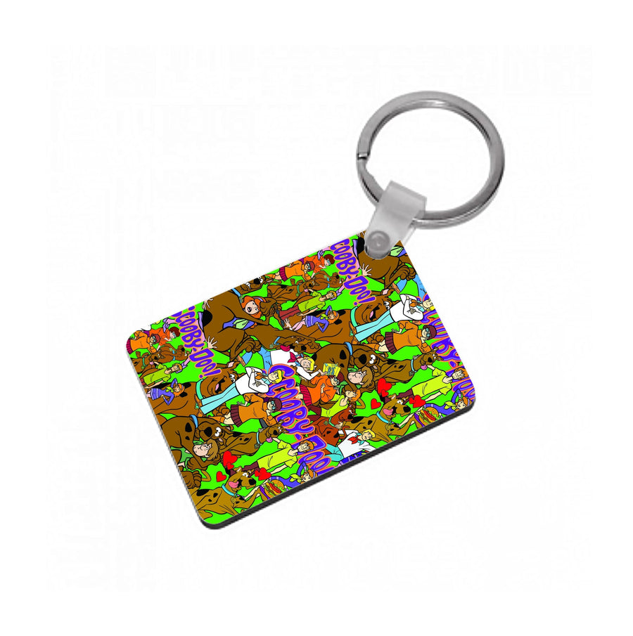 Collage - Scooby Doo Keyring