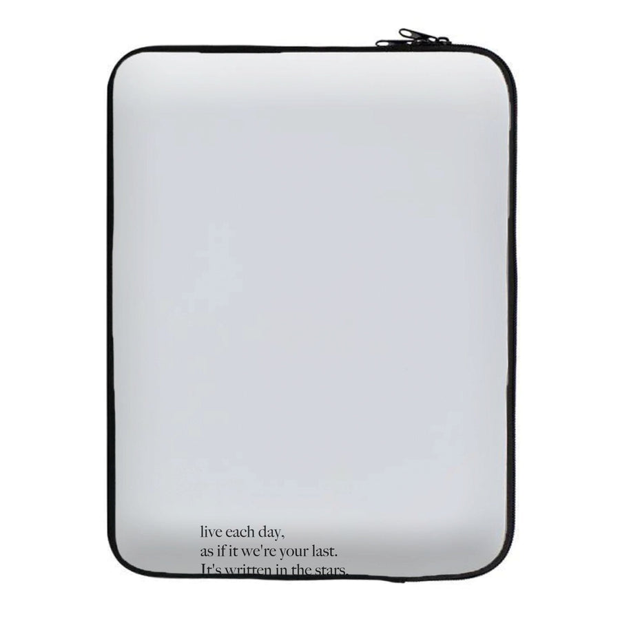 Live Each Day As If It We're Your Last - Elvis Laptop Sleeve