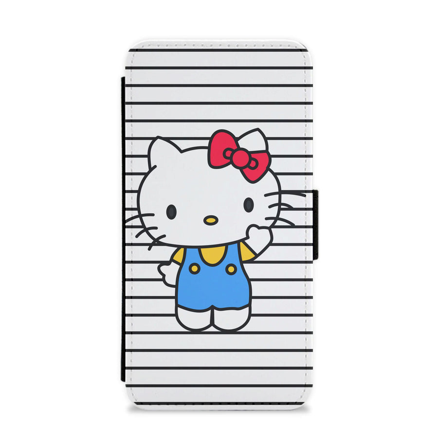 Hello Kitty - Red bow Flip / Wallet Phone Case